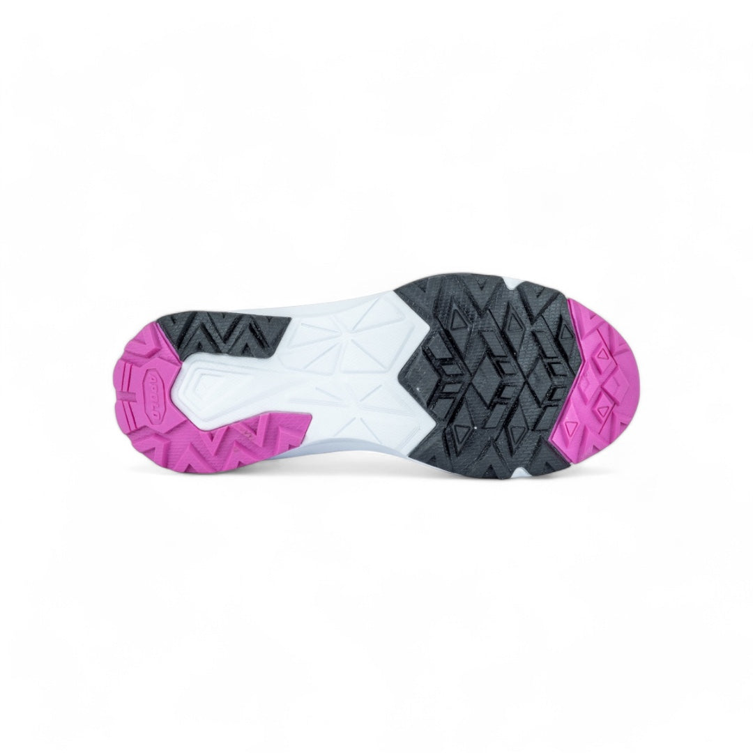 Tenis Trail Running Mujer – Resistencia en Gris y Rosa