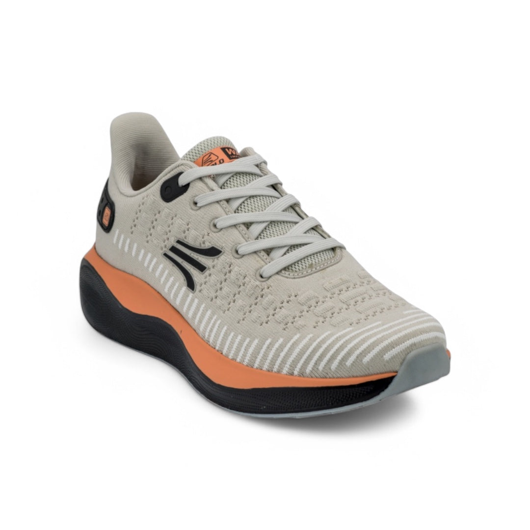 Tenis Running Mujer – Versatilidad y Confort en Beige y Naranja