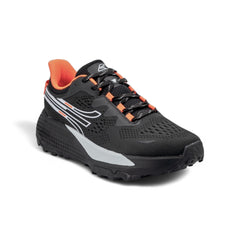 Zapatillas Trail Running Mujer – Estabilidad en Negro y Naranja