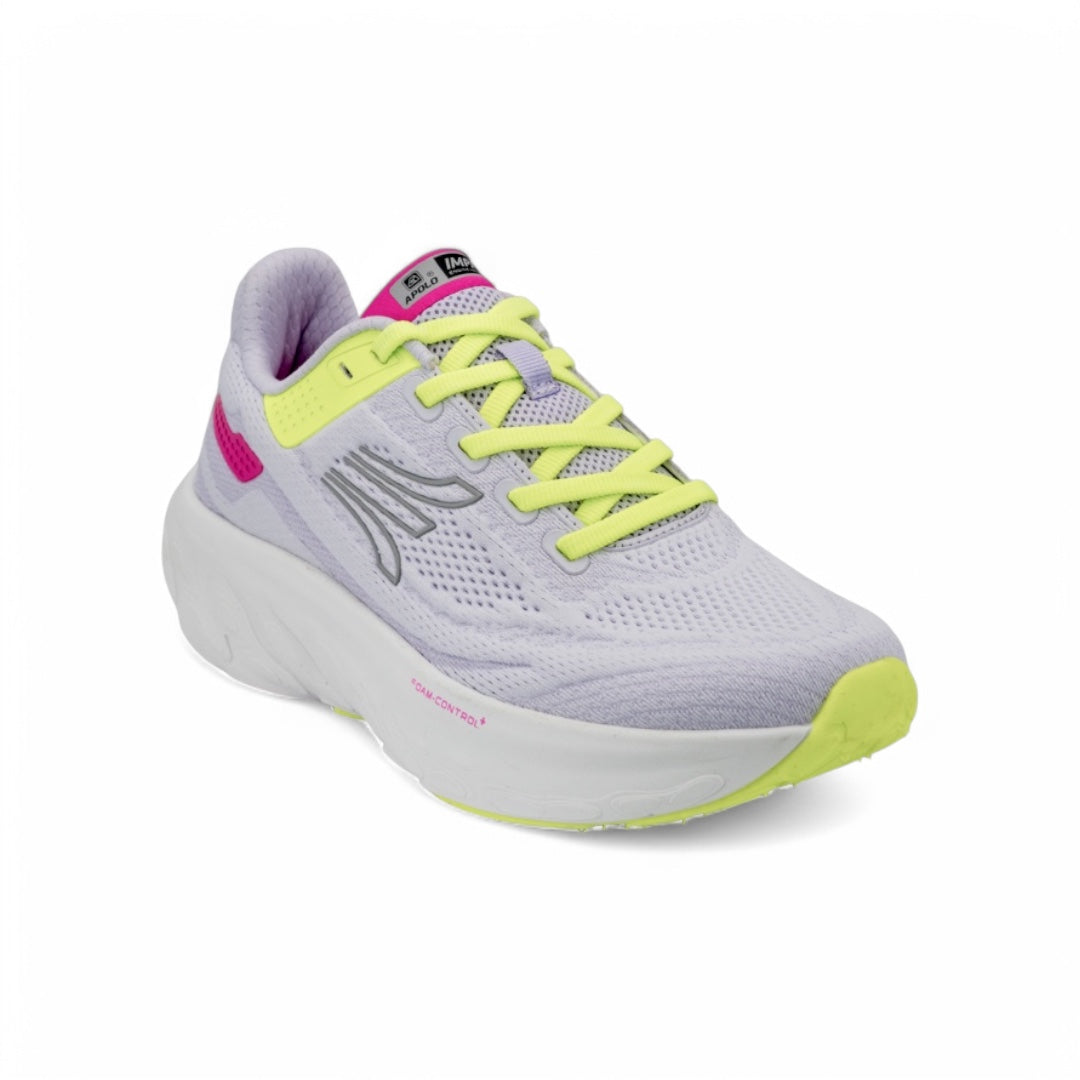 Tenis Running Mujer – Ligereza y Energía en Blanco y Amarillo