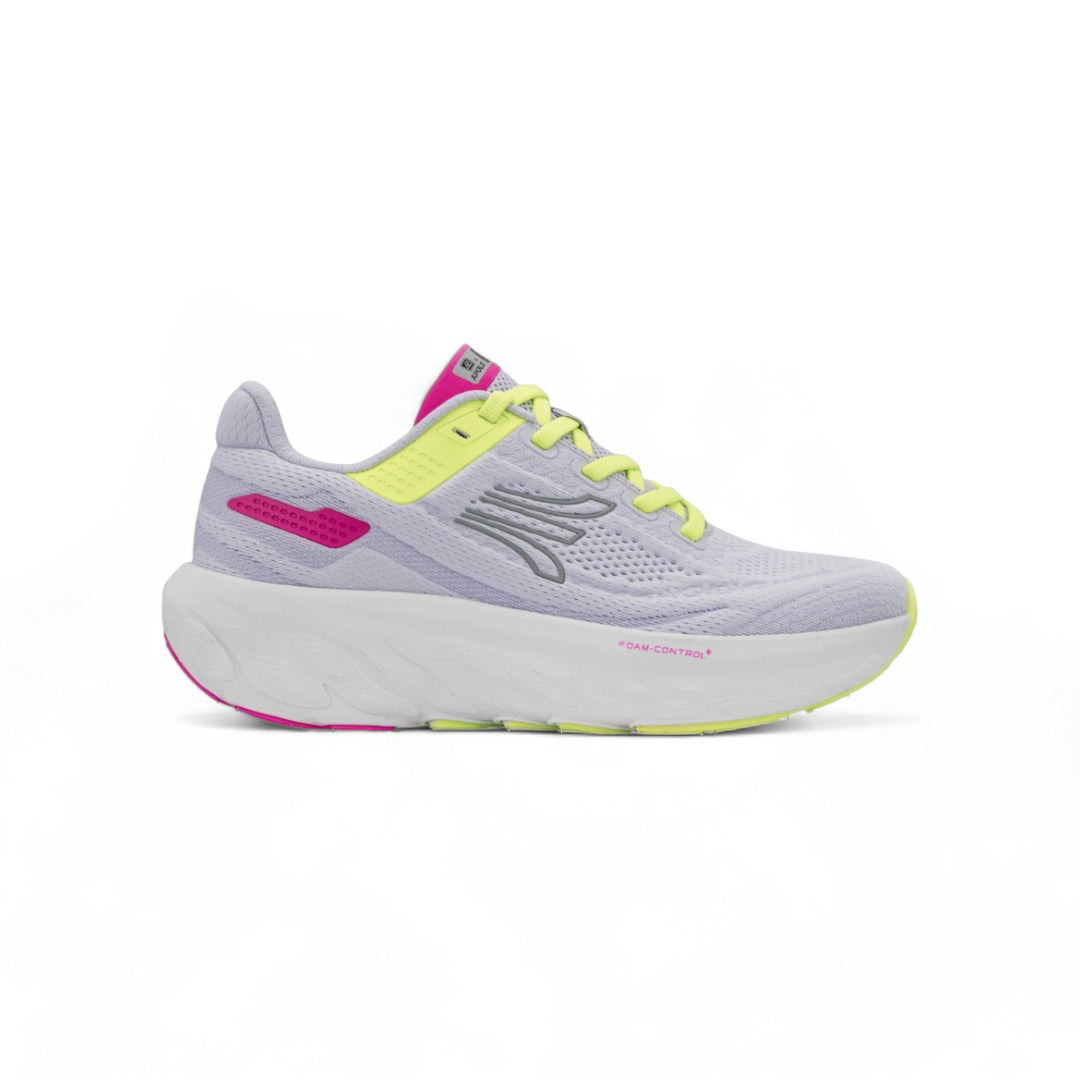 Tenis Running Mujer – Ligereza y Energía en Blanco y Amarillo