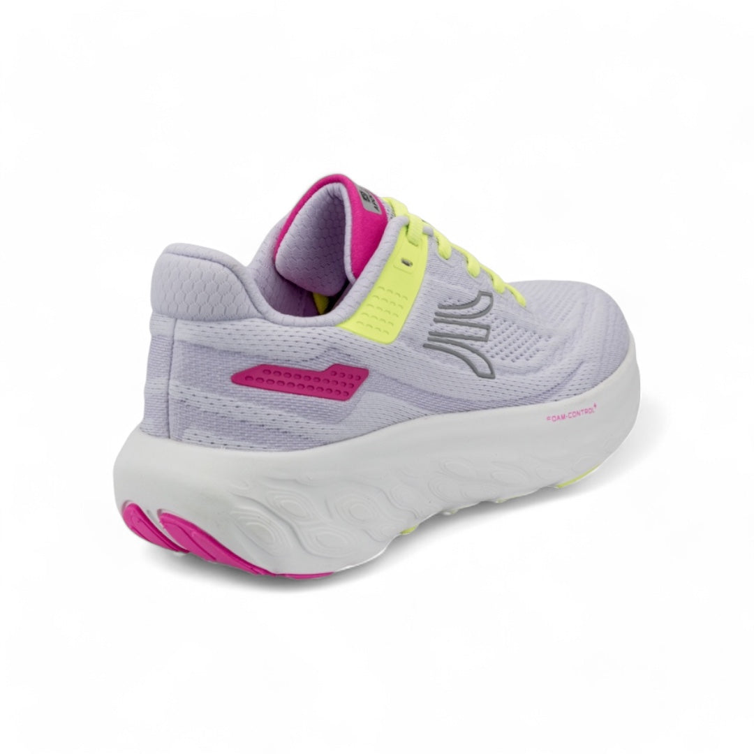 Tenis Running Mujer – Ligereza y Energía en Blanco y Amarillo