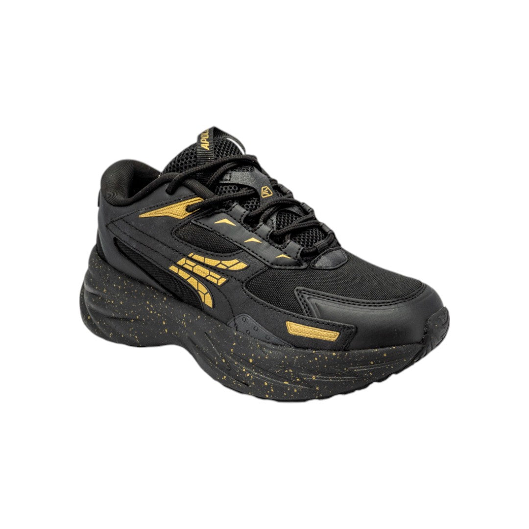 Tenis para mujer Impulse Motion Negro Dorado