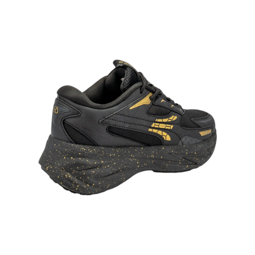 Tenis para mujer Impulse Motion Negro Dorado