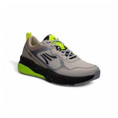 Tenis Deportivos para Hombre - Running y Trail - Gris con Verde