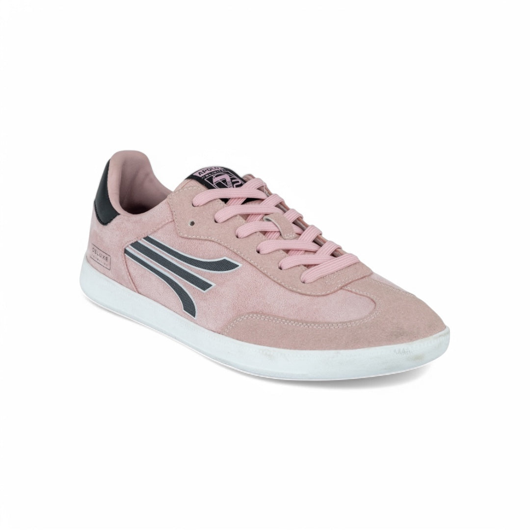 Tenis Casual Hombre - Estilo Urbano - Rosado con Negro