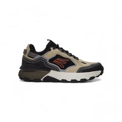 Tenis Deportivos Hombre - Trekking y Trail - Beige con Negro