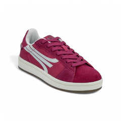 Tenis Casuales Hombre - Vinotinto con Blanco - Estilo Retro