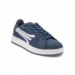 Tenis Urbanos Hombre - Azul Marino con Blanco - Estilo Clásico