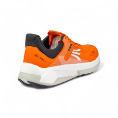 Tenis Running Hombre - Naranja con Blanco - Ligereza y Amortiguación