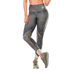 Leggings Deportivos Mujer Apolo - Estampado Verde