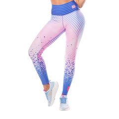 Leggings Deportivos Mujer Apolo - Estampado Rosa