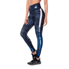 Leggings Deportivos Mujer Apolo - Estampado  Azul Oscuro