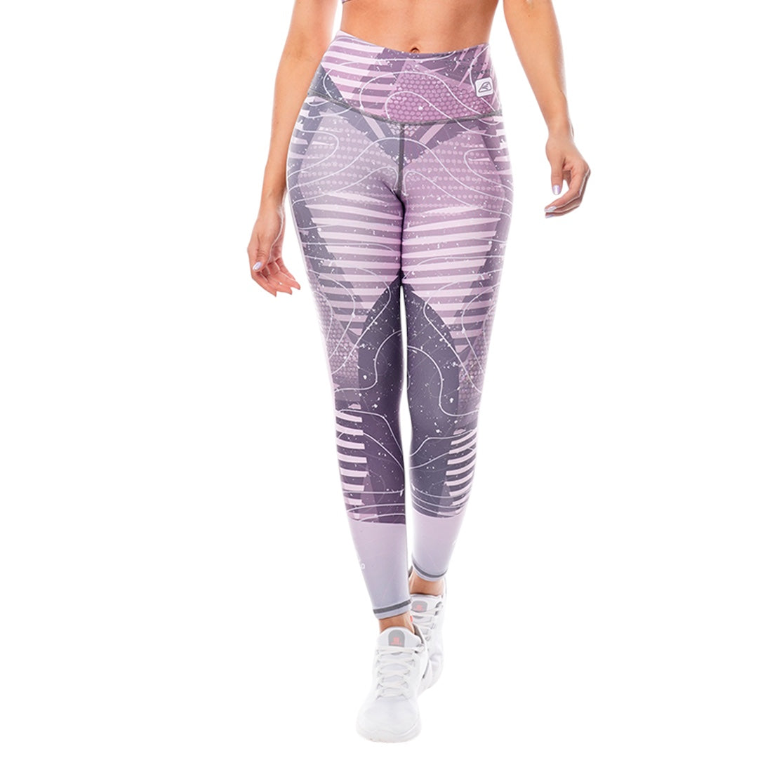 Leggings Deportivos Mujer Apolo - Estampado  Purpura