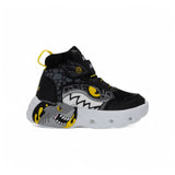 Tenis con Luces kids Tiburón Negro Amarillo