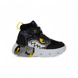 Tenis con Luces Junior Tiburón Negro Amarillo