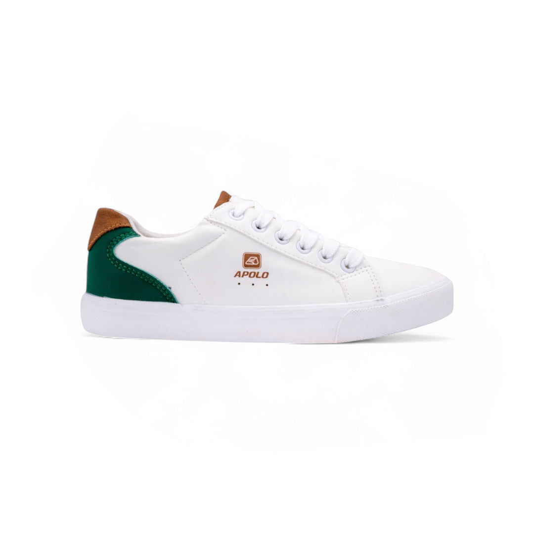 Tenis Kids Logo Apolo Basic Unlimited - Blanco