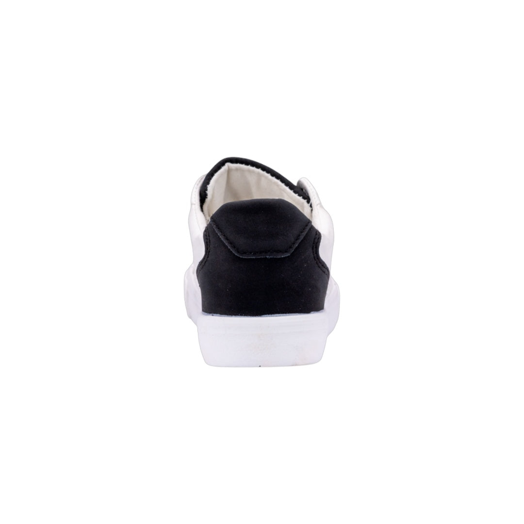 Tenis Kids Logo Apolo Basic Unlimited - Blanco Negro