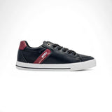 Tenis Hombre Basic - Negro Rojo