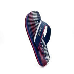 Chanclas Apolo Hombre Urbanas – Suela Texturizada Azul Rojo