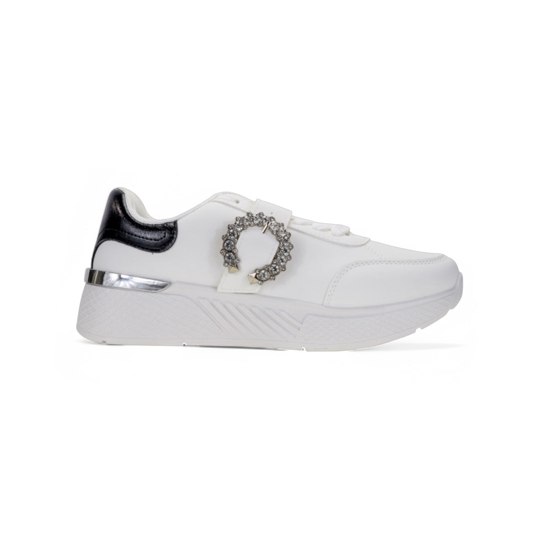 Tenis MIA Glam Blanco Negro