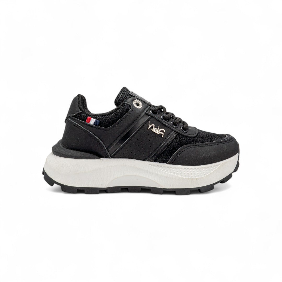 Tenis MIA para Mujer Classic Boost Negro Blanco