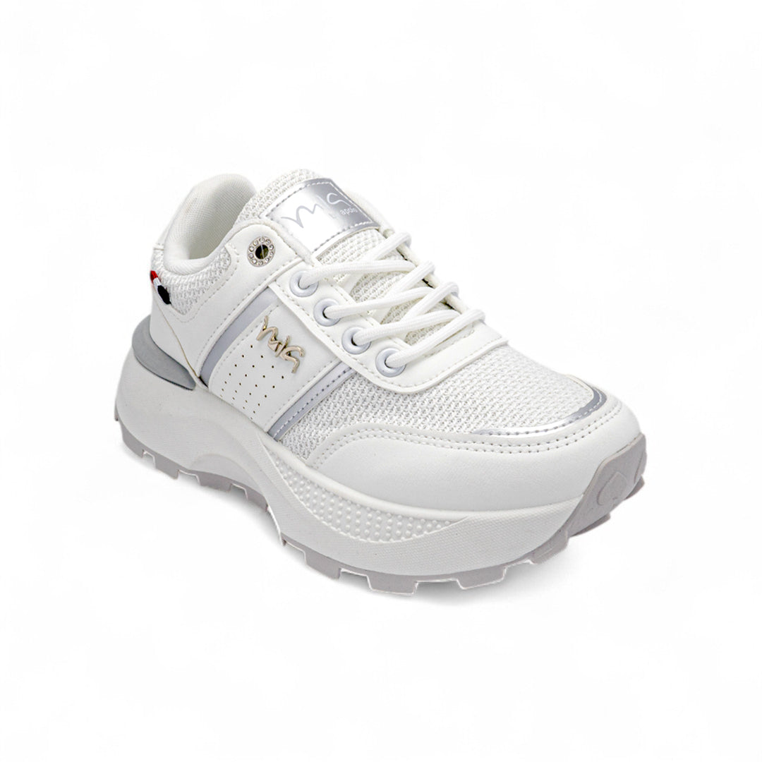 Tenis MIA para Mujer Classic Boost Blanco Plata