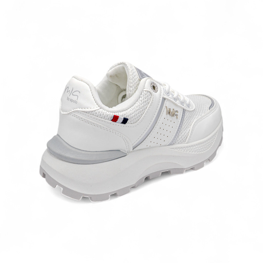 Tenis MIA para Mujer Classic Boost Blanco Plata