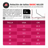 Tenis Mujer Basic - Negro